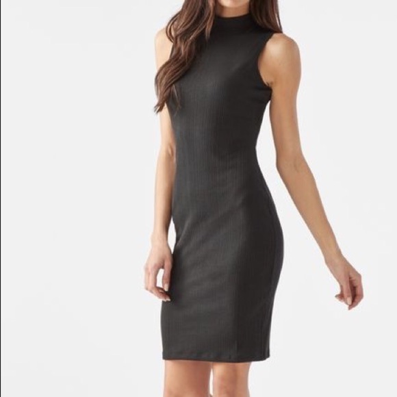 NWT JustFab Mock Neck Dress, Sz. L(8-10) - Picture 3 of 7